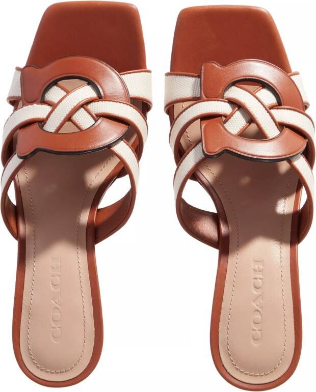 Coach Sandalen Nikki Sandal Canvas in beige