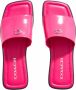 Coach Slippers Florence Leather Sandal in roze - Thumbnail 2