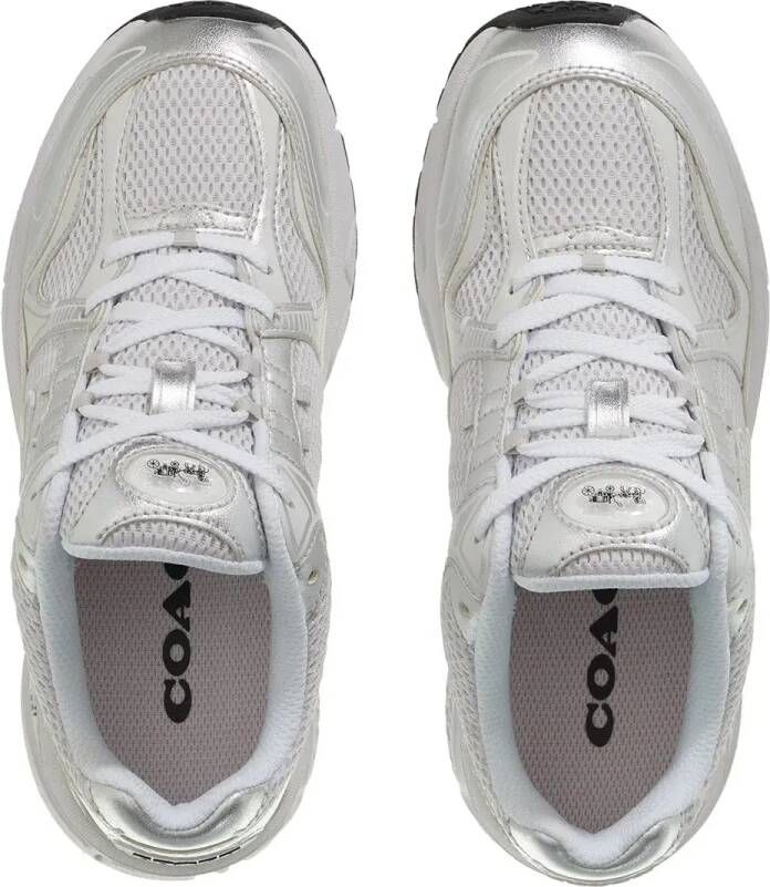 Coach Sneakers C301 Metallic in wit