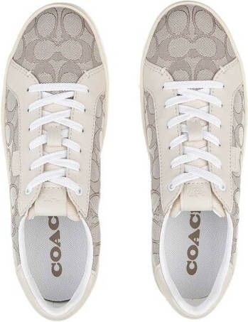 Coach Sneakers Lowline Jacquard in beige