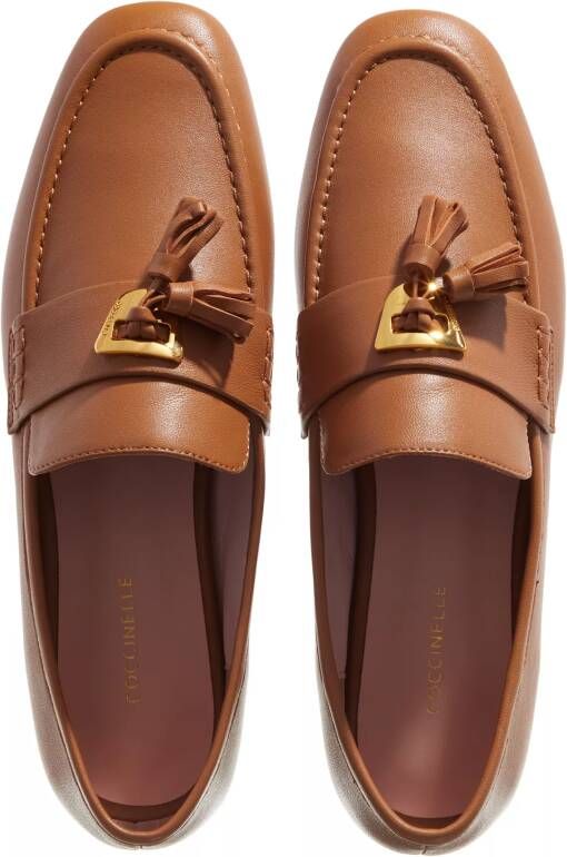 Coccinelle Loafers Loafer Smoothleather Cuir in bruin