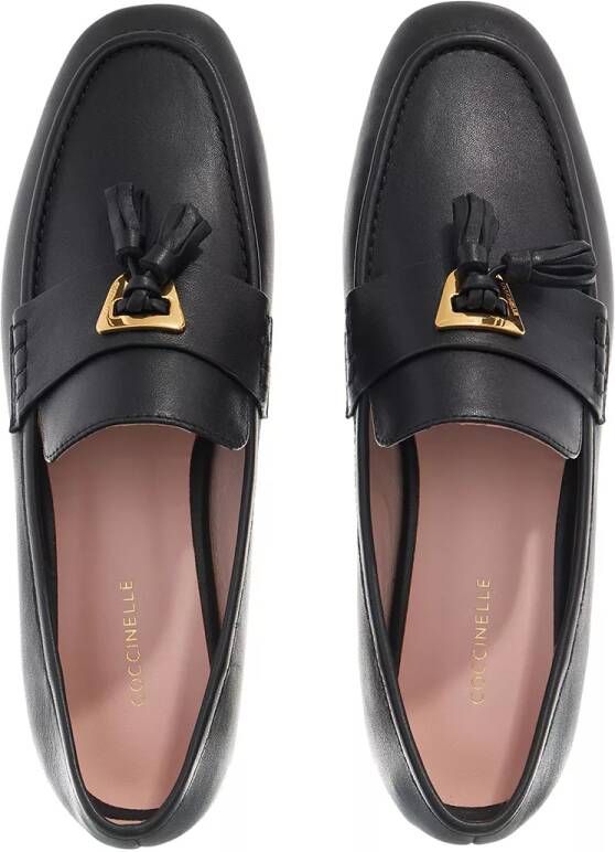 Coccinelle Loafers Loafer Smoothleather Noir in zwart