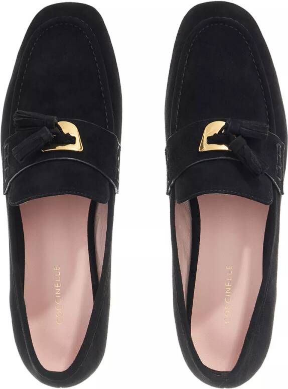 Coccinelle Loafers Loafer Suede Leather in zwart