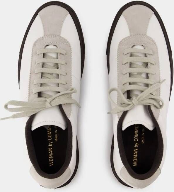 Common Projects Low-Top Sneakers Field Trainer Sneakers Leather White in wit