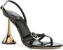 Coperni Sandalen Orchestra Sandals With Gold Detail in zwart - Thumbnail 11