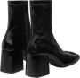 Courrèges Boots & laarzen Courreges Black fabric ankle boots in zwart - Thumbnail 4