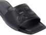 Courrèges Sandalen Courreges Black Leather Ac Slides Sandal in zwart - Thumbnail 2