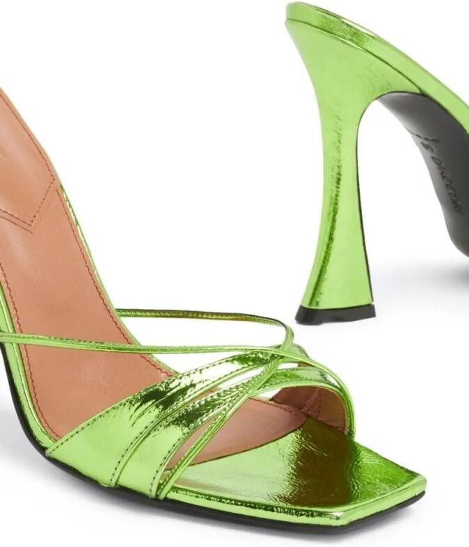 D'ACCORI Sandalen Lust Mule High Heels in groen