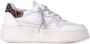 D.a.t.e. Leren Logo Sneakers Geperforeerde Details White Dames - Thumbnail 8