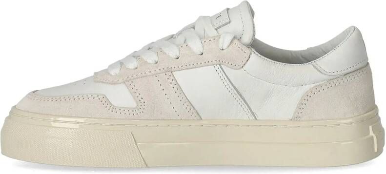 D.A.T.E Low-Top Sneakers . STUDIO BICOLOR WHITE SNEAKER in wit