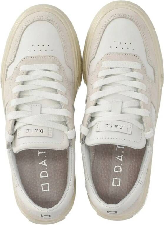 D.A.T.E Low-Top Sneakers . STUDIO BICOLOR WHITE SNEAKER in wit