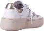 D.A.T.E Low-Top Sneakers White Platinum in wit - Thumbnail 3