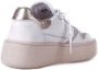 D.A.T.E Low-Top Sneakers White Platinum in wit - Thumbnail 4