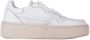 D.a.t.e. Witte leren sneakers met geperforeerde details White Dames - Thumbnail 8