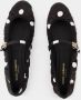 Dolce&Gabbana Loafers & ballerina schoenen Ballerinas Cotton Black White in zwart - Thumbnail 6