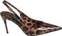 Dolce&Gabbana Sandalen met hak Tacchi a punta Animalier in luipaardprint - Thumbnail 2