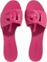 Dolce&Gabbana Sandalen Rubber Beachwear Slides with DG Logo Sandal in roze - Thumbnail 4