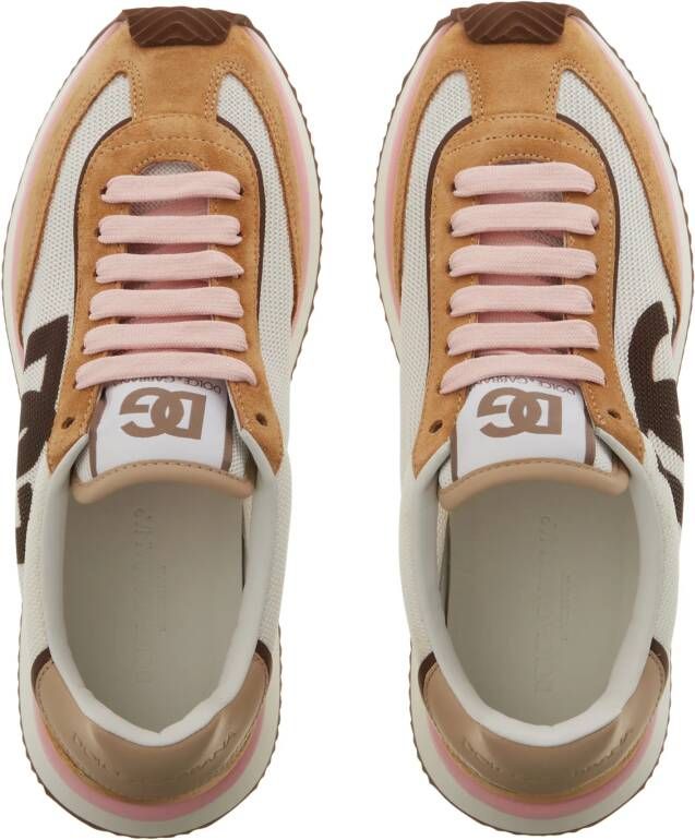 Dolce&Gabbana Sneakers Low Air Fastening Dg Logo On The Side in bruin