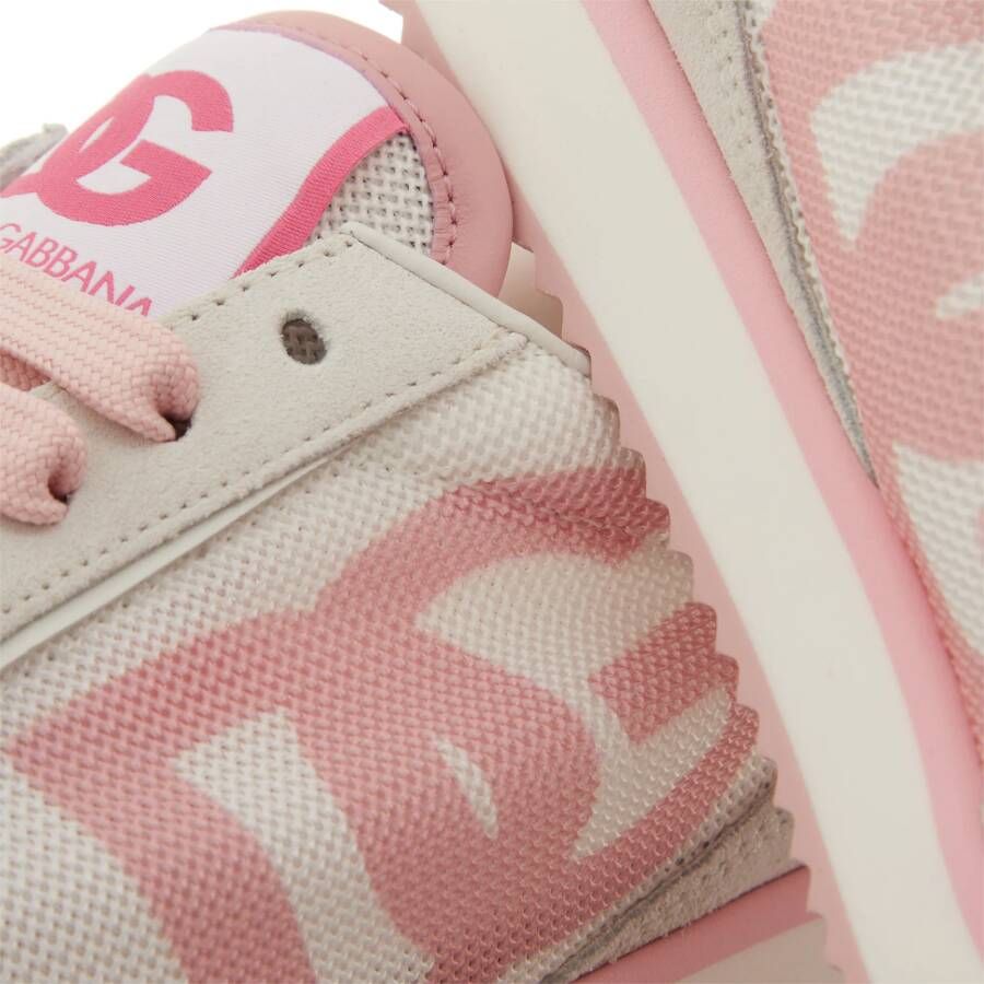 Dolce&Gabbana Sneakers Low Air Fastening Dg Logo On The Side in poeder roze