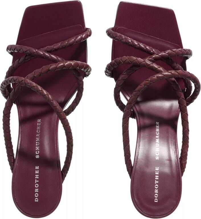 dorothee schumacher Sandalen met hak Woven Elegance Cord Heel Sandale in paars