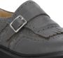 Doucal's Grijze Leren Loafers Ronde Neus Voorband Gray Dames - Thumbnail 12