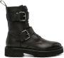 Doucal's Boots Buckled Lace-Up Leather Boots in zwart - Thumbnail 4