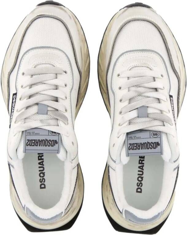 Dsquared2 Low-Top Sneakers Dames Lace-Up Low Top Sneakers in wit