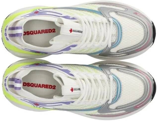 Dsquared2 Sneakers Dash White Multicolor Sneaker in wit