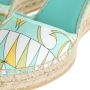 EMILIO PUCCI Sandalen Wedges Techno Twill in groen - Thumbnail 2