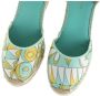 EMILIO PUCCI Sandalen Wedges Techno Twill in groen - Thumbnail 3