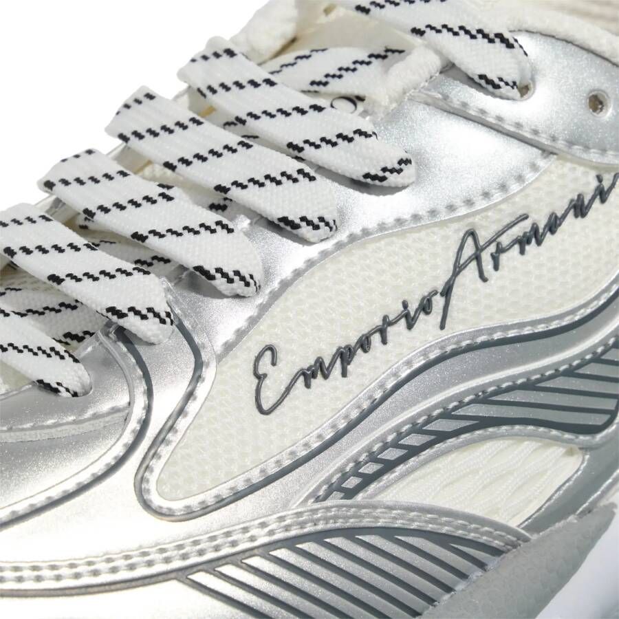 Emporio Armani Low-Top Sneakers Aura Sneaker in wit