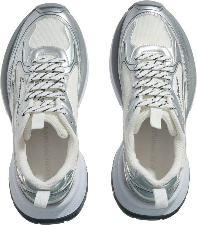 Emporio Armani Low-Top Sneakers Aura Sneaker in wit