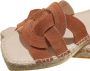 Espadrij l originale Sandalen Tours Velour in bruin - Thumbnail 2