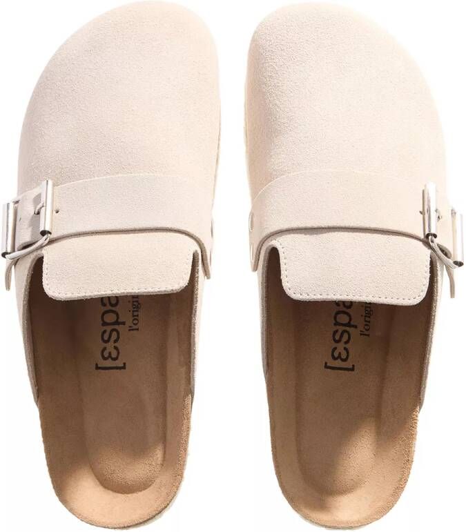 Espadrij l originale Slippers & Mules Cloq Velour Boucle in beige