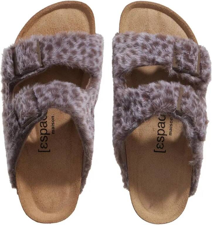 Espadrij l originale Slippers & Mules Ami Cozy Leo in grijs