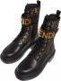 Fendi Boots & laarzen Biker Boots With Logo Lettering Detail In Leather in zwart - Thumbnail 2