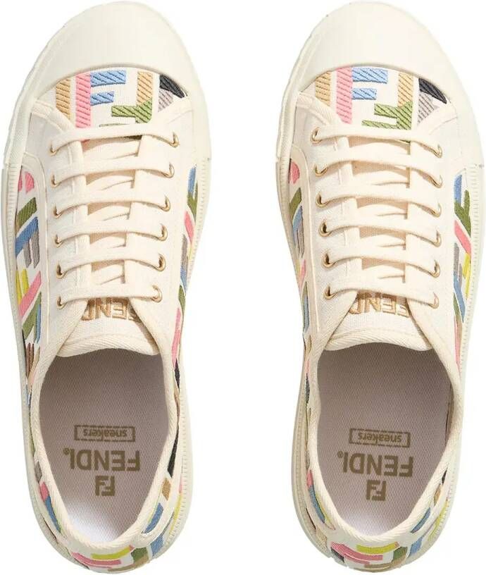 Fendi Lage-top sneaker Domino Canvas in meerkleurig