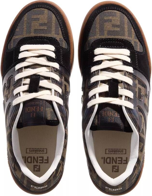 Fendi Sneakers Low Top Match Sneaker in bruin