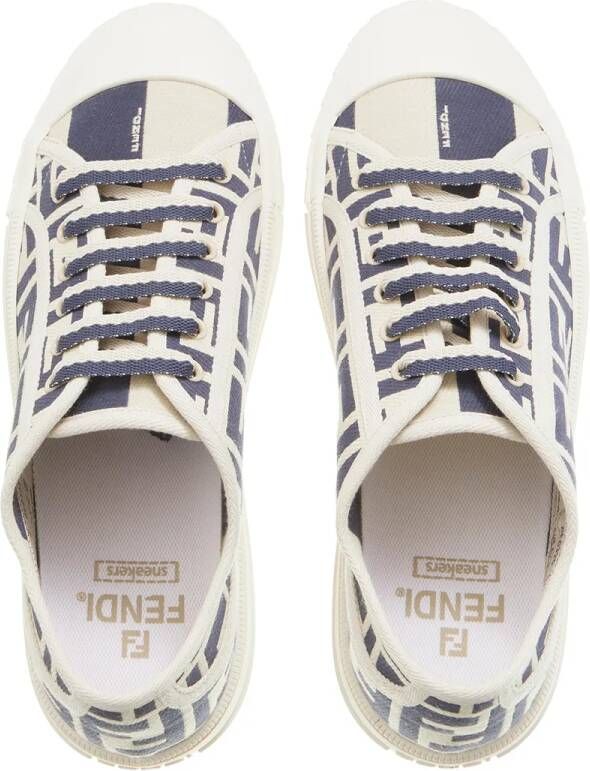 Fendi Sneakers Low Top Motif Sneakers in beige