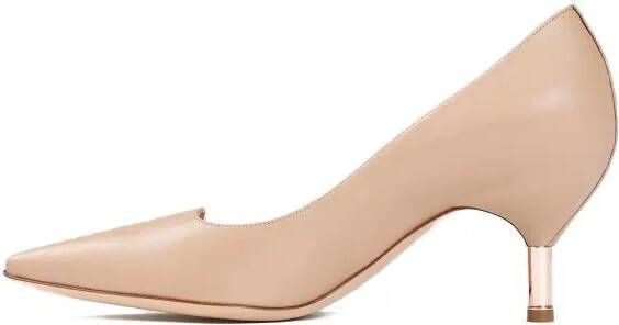 Gabriela Hearst Pumps & high heels Dark Camel Lamb Leather Sofia Pump in beige