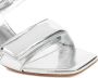 Gia Borghini Sandalen Metallic Leather Perni Sandals in zilver - Thumbnail 2