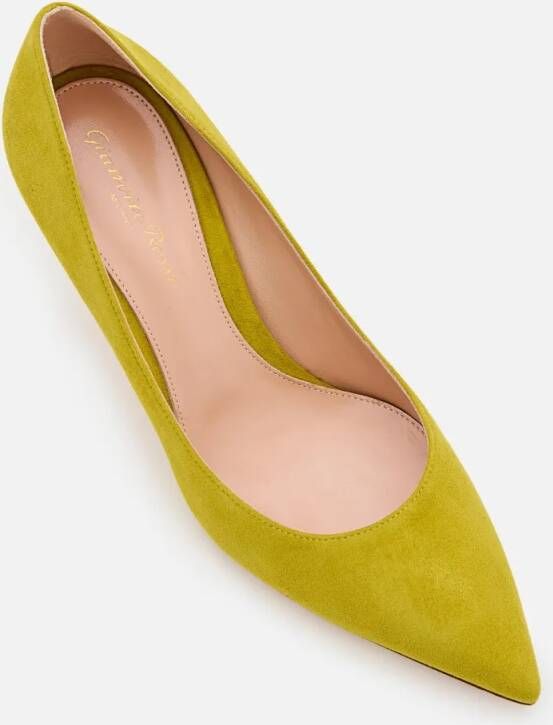 Gianvito Rossi Hoge hakken Green Suede Pump in groen