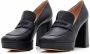 Gianvito Rossi Hoge hakken Rouen Leather Loafers With Heel in zwart - Thumbnail 2