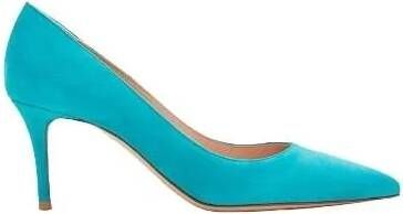 Gianvito Rossi Pumps & high heels Turquoise Suede Pumps in blauw