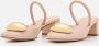 Gianvito Rossi Sandalen Leather Slingback in beige - Thumbnail 2