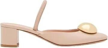 Gianvito Rossi Sandalen Leather Slingback in beige