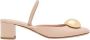 Gianvito Rossi Sandalen Leather Slingback in beige - Thumbnail 3