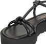 Gianvito Rossi Sandalen Marine Black Nappa Leather Sandals in zwart - Thumbnail 2