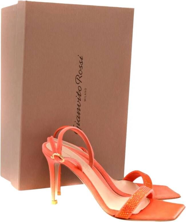 Gianvito Rossi Sandalen Sandal Orange in oranje