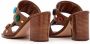 Gianvito Rossi Slippers & Mules Leather Heeled Mules in bruin - Thumbnail 2